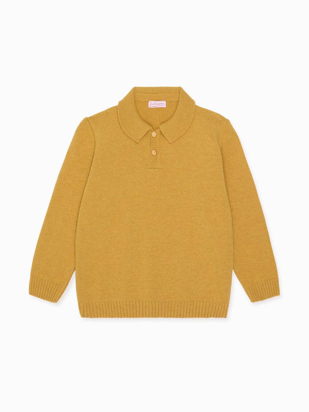 Mustard Brio Merino Boy Jumper