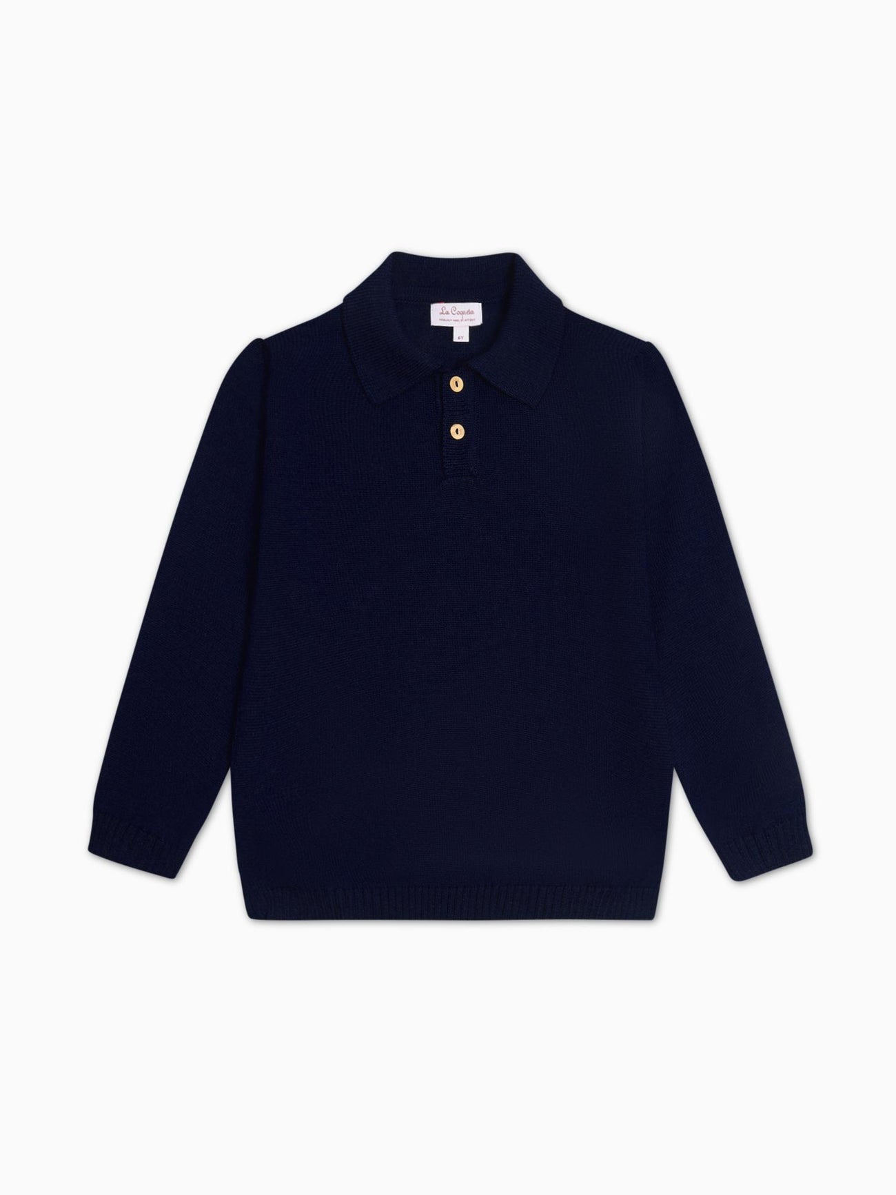 Navy Brio Merino Boy Jumper