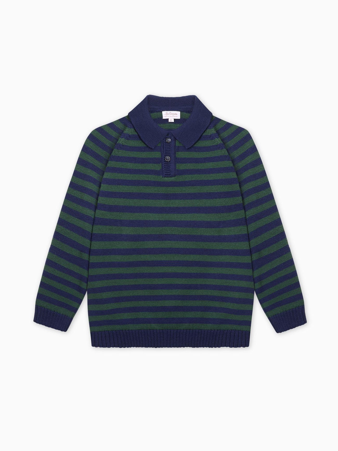Navy Stripe Brio Merino Boy Jumper