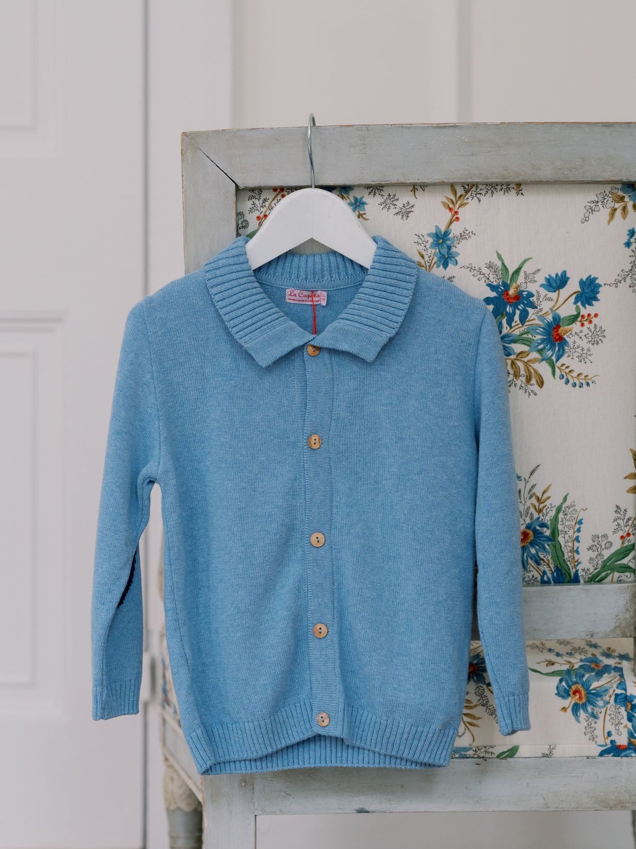 Blue Brio Cotton Boy Cardigan