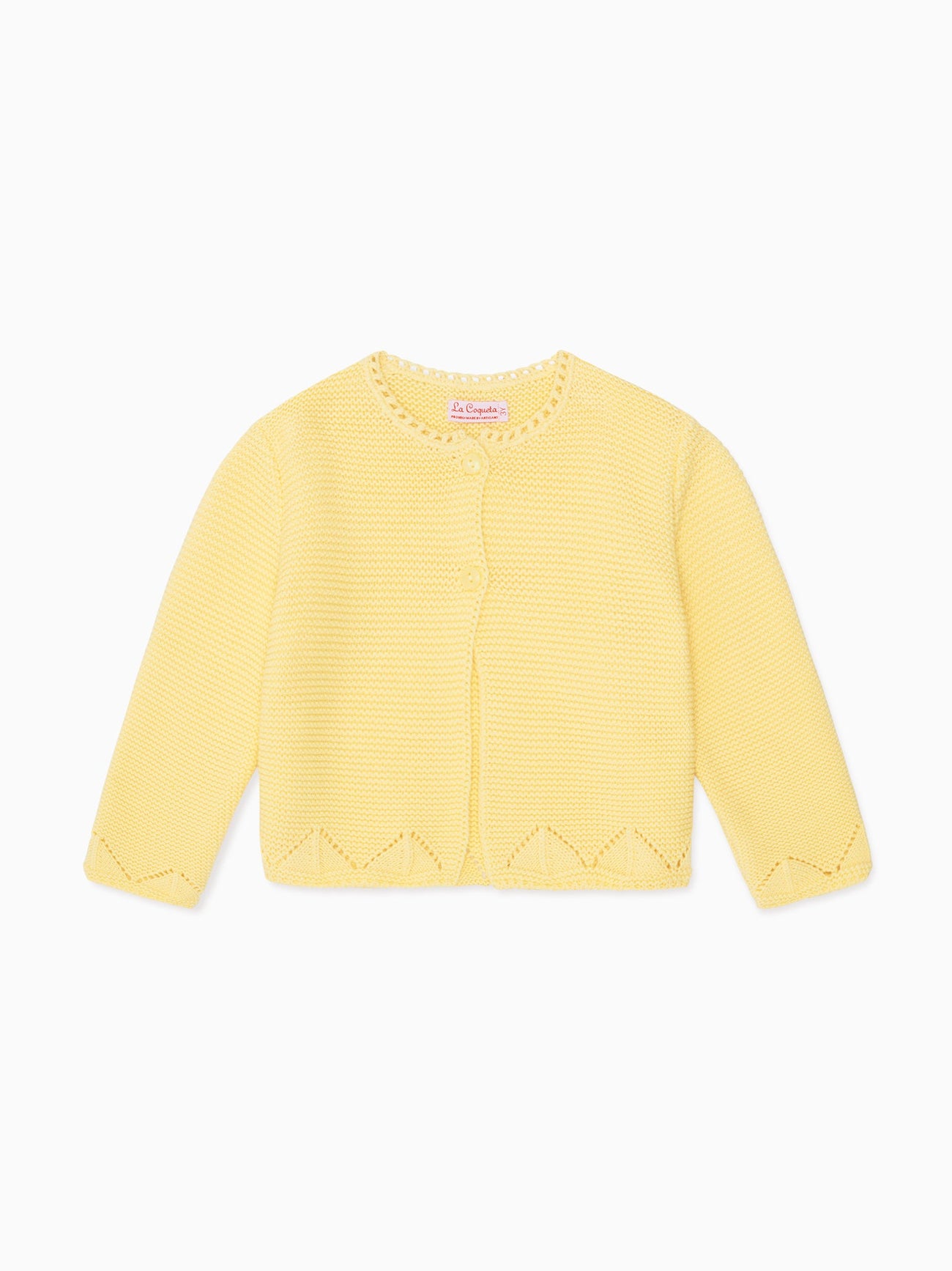 Vanilla Brisa Baby Girl Cotton Cardigan