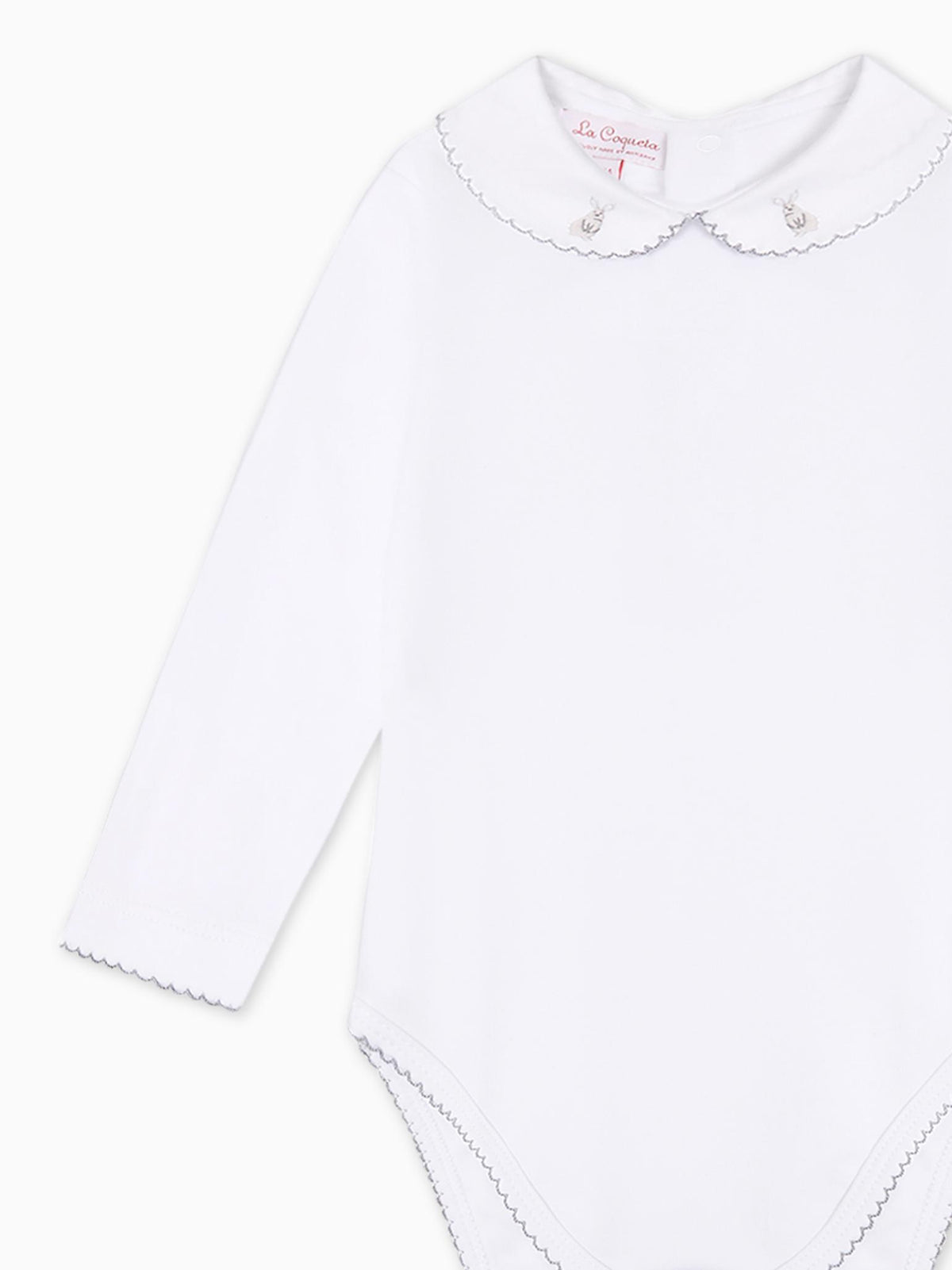 White Bunny Baby Body Vest