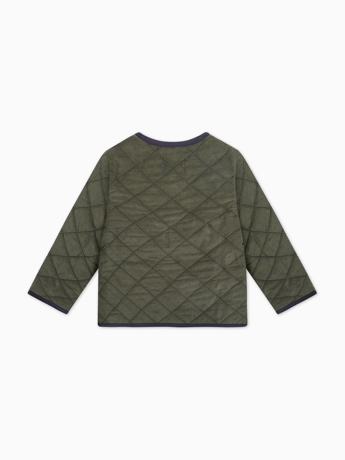 Olive Polka Dot Calida Baby Girl Jacket