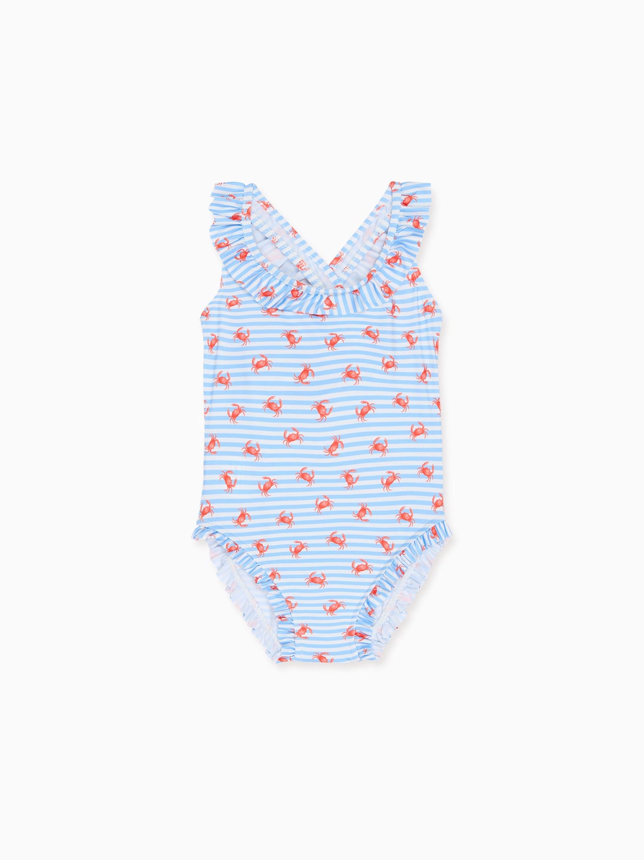 Blue Stripe Caranjo Girl Swimsuit