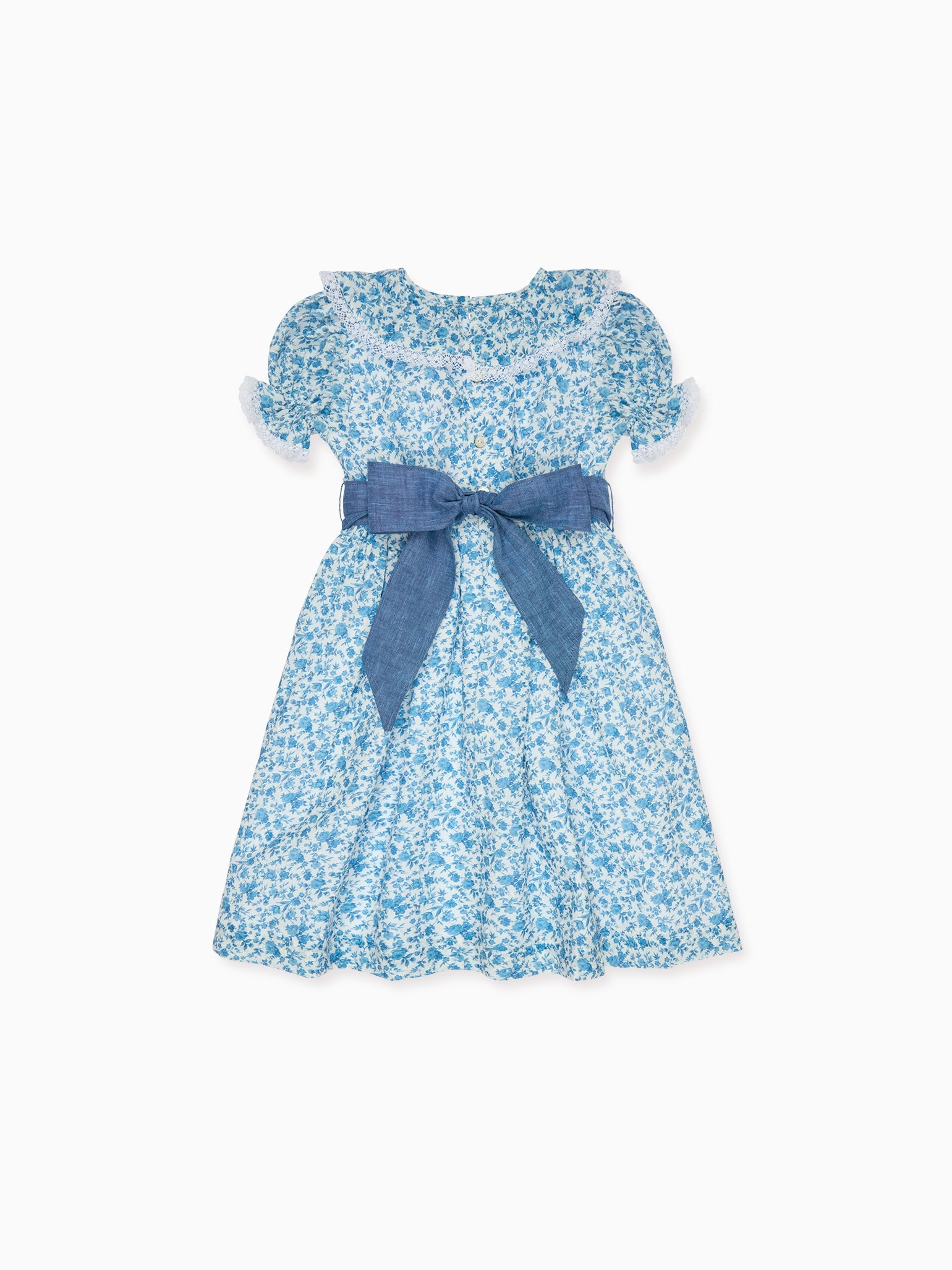Blue Floral Catalina Girl Dress