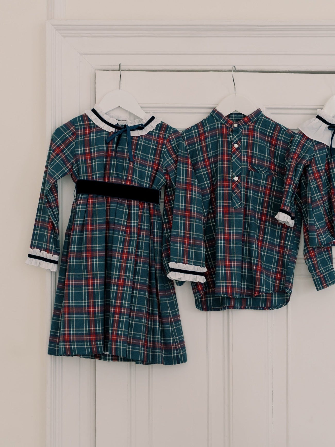 Clarisa Girl Dress & Mateo Boy Shirt Outfit Bundle