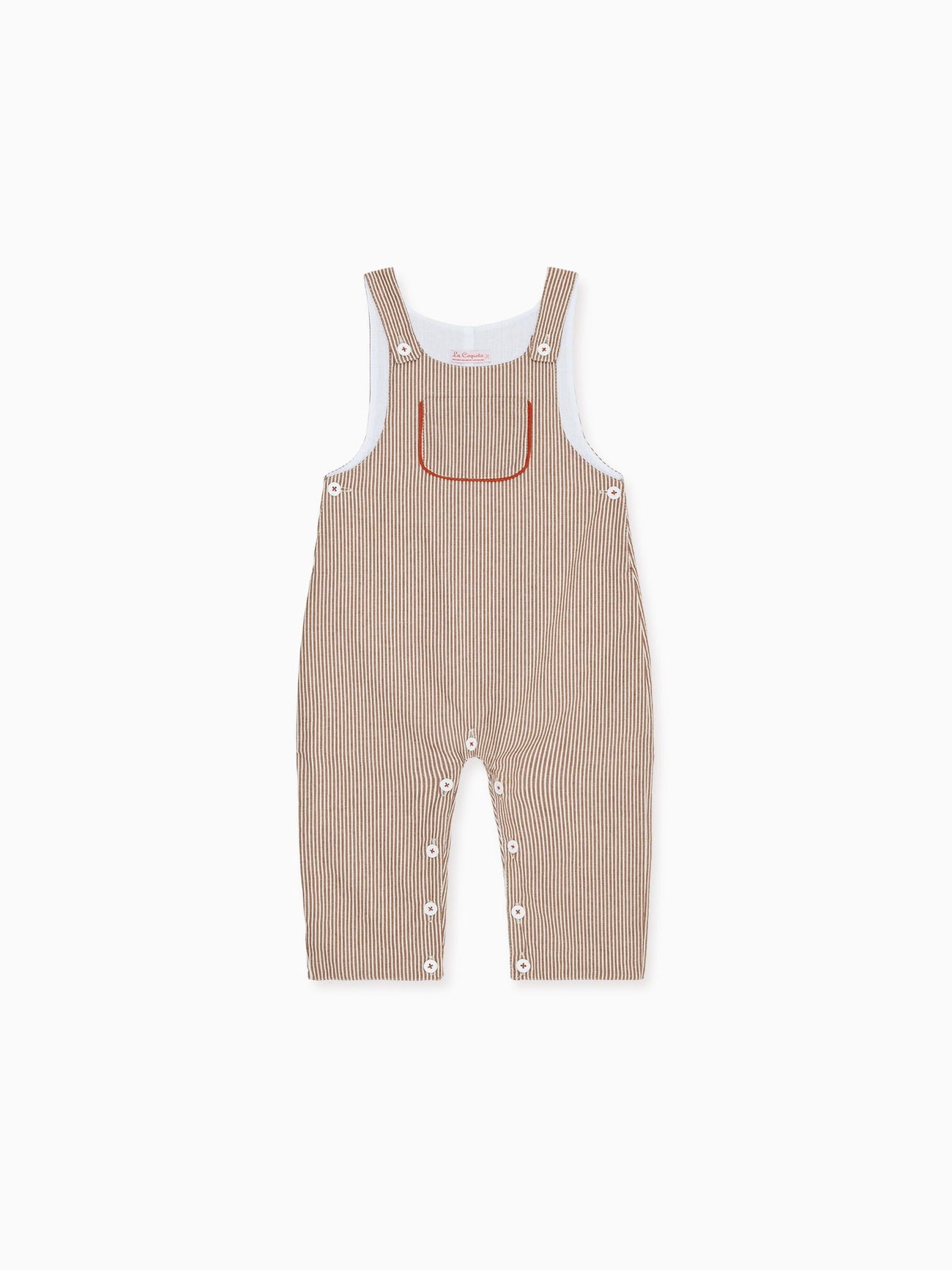 Seesaw Childrens Clothes - Reversible dungarees with needlecord on