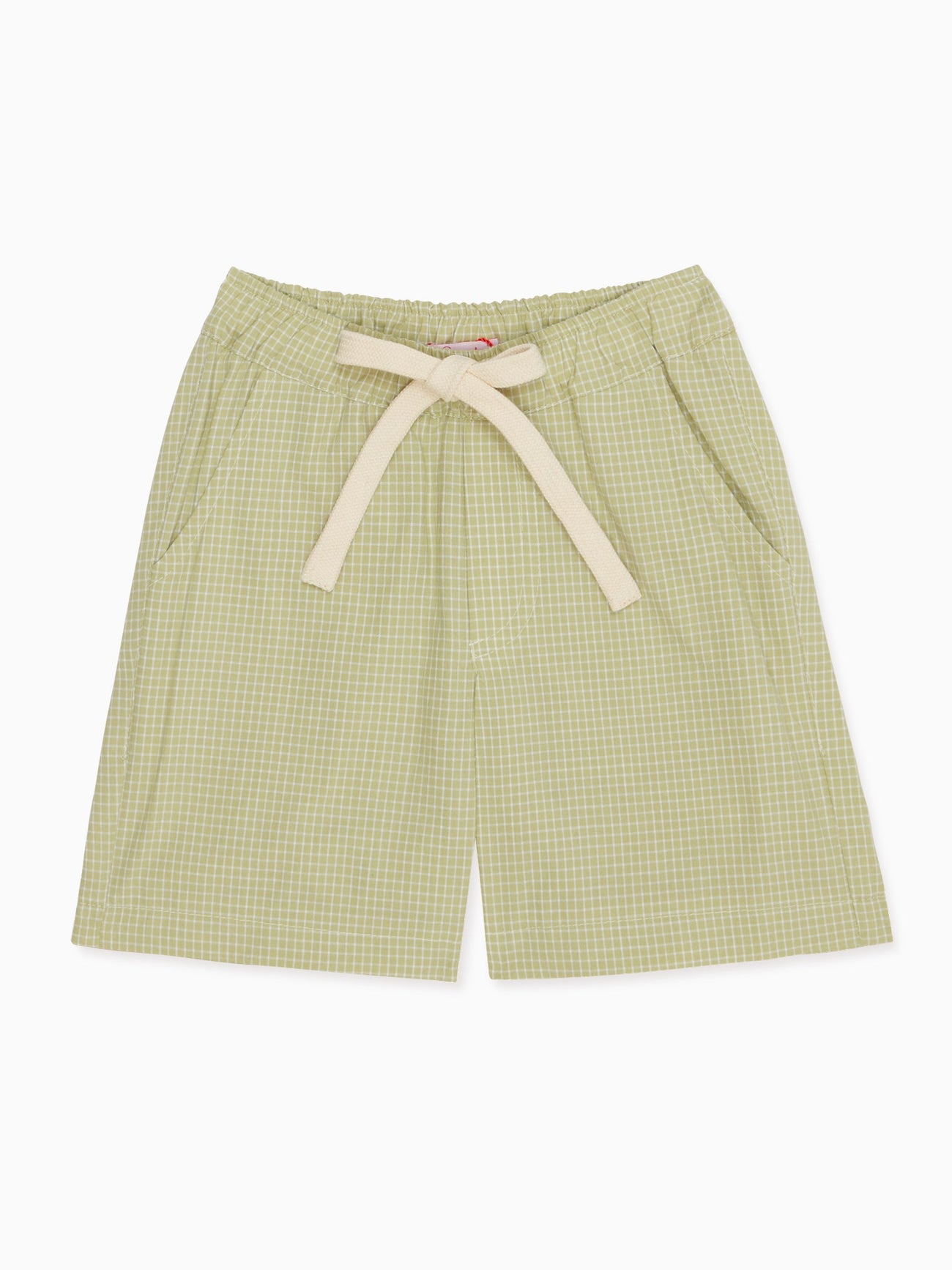 Green Gingham Cortino Boy Shorts