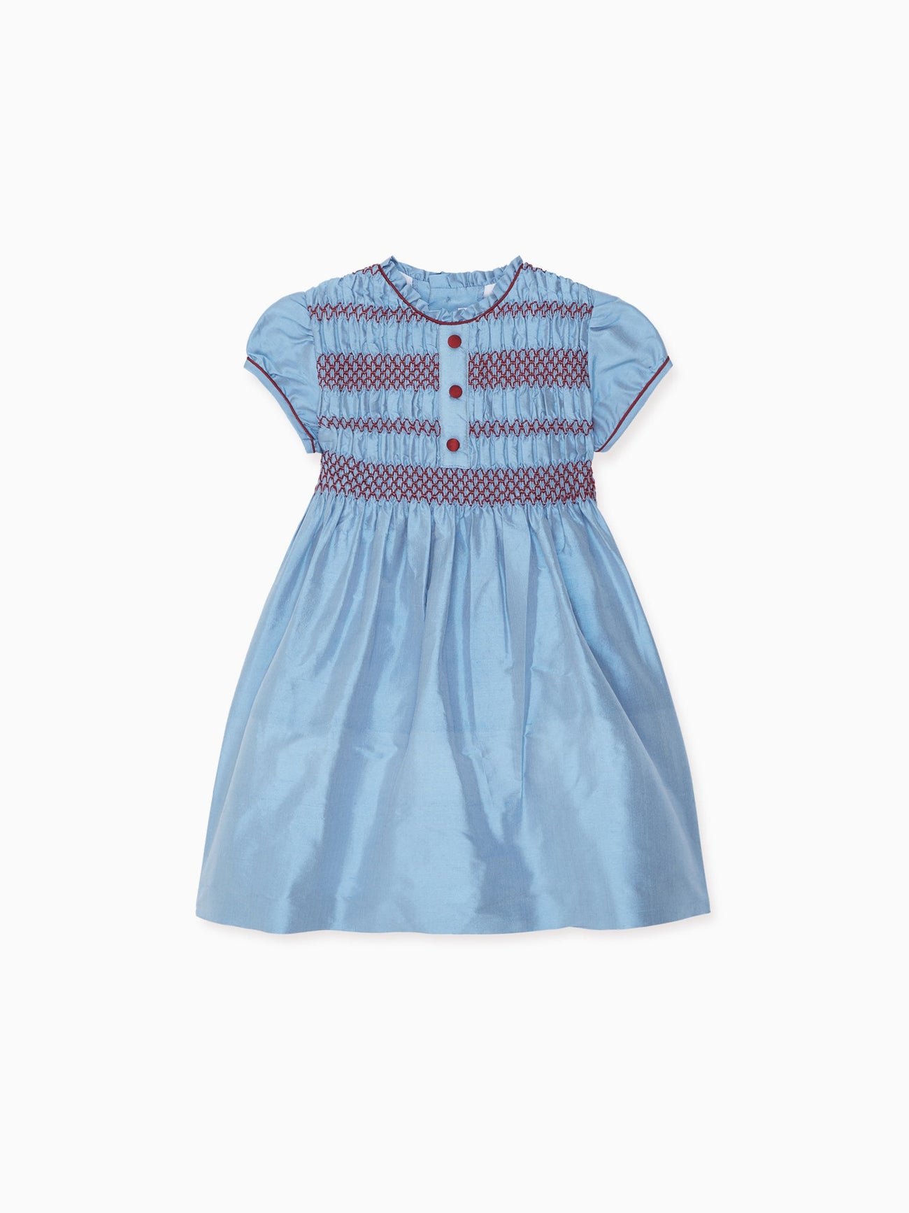 Blue Cosima Girl Smock Dress