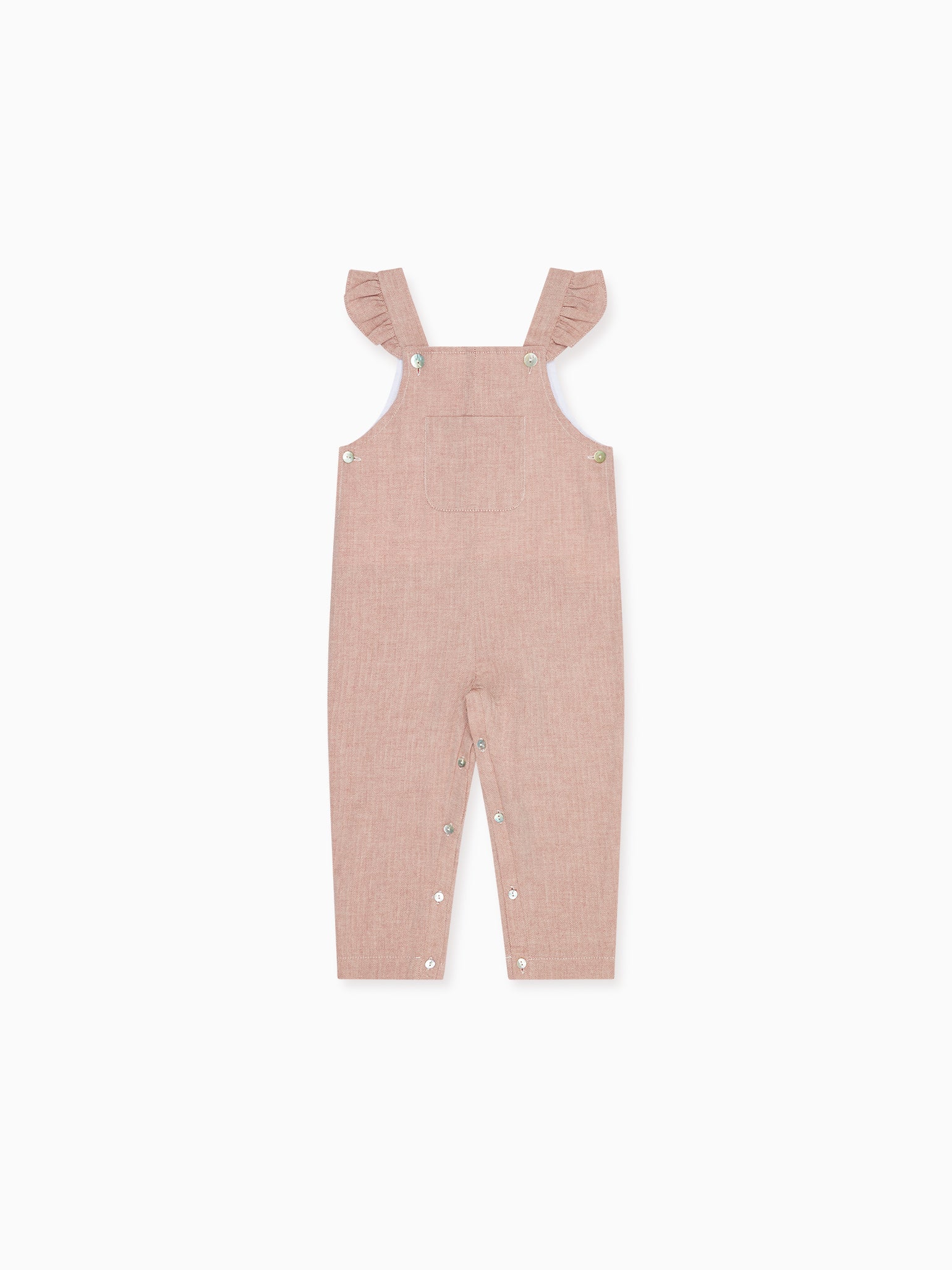 Lila Baby Girl Shirt & Delphina Baby Girl Dungarees Outfit Bundle
