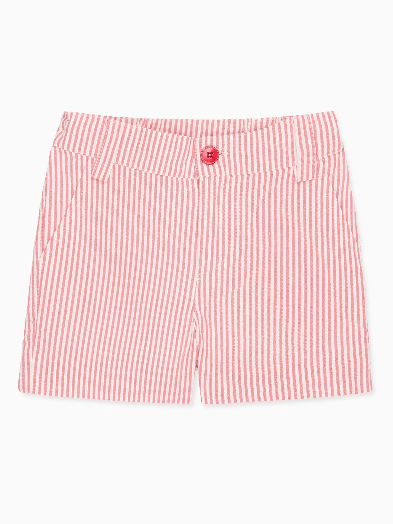 Red Stripe Donaldo Baby Shorts