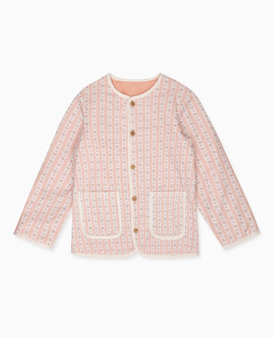 Pink Floral Stripe Dorothy Girl Jacket