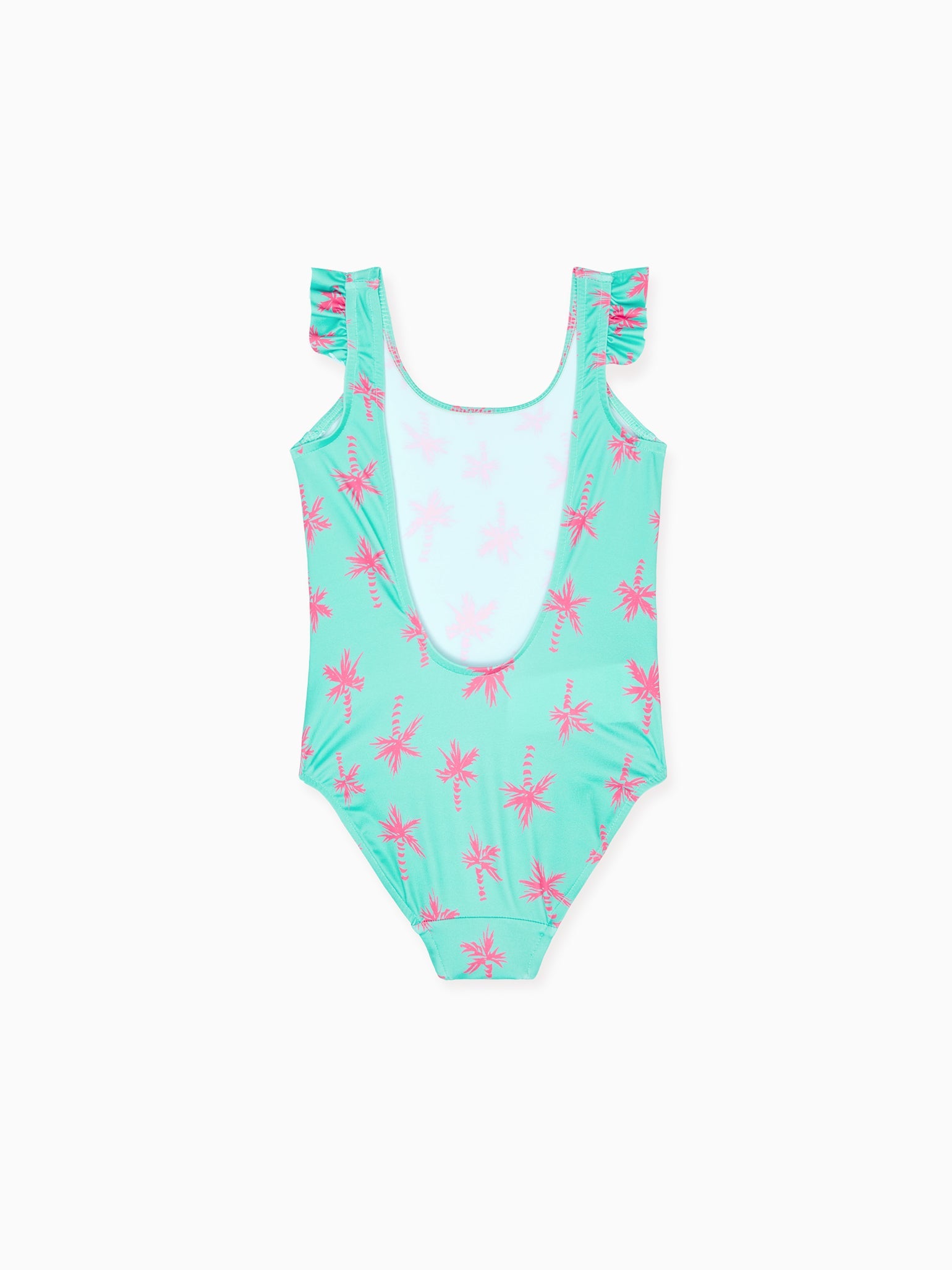 Aqua Elena Girl Palm Tree Swimsuit
