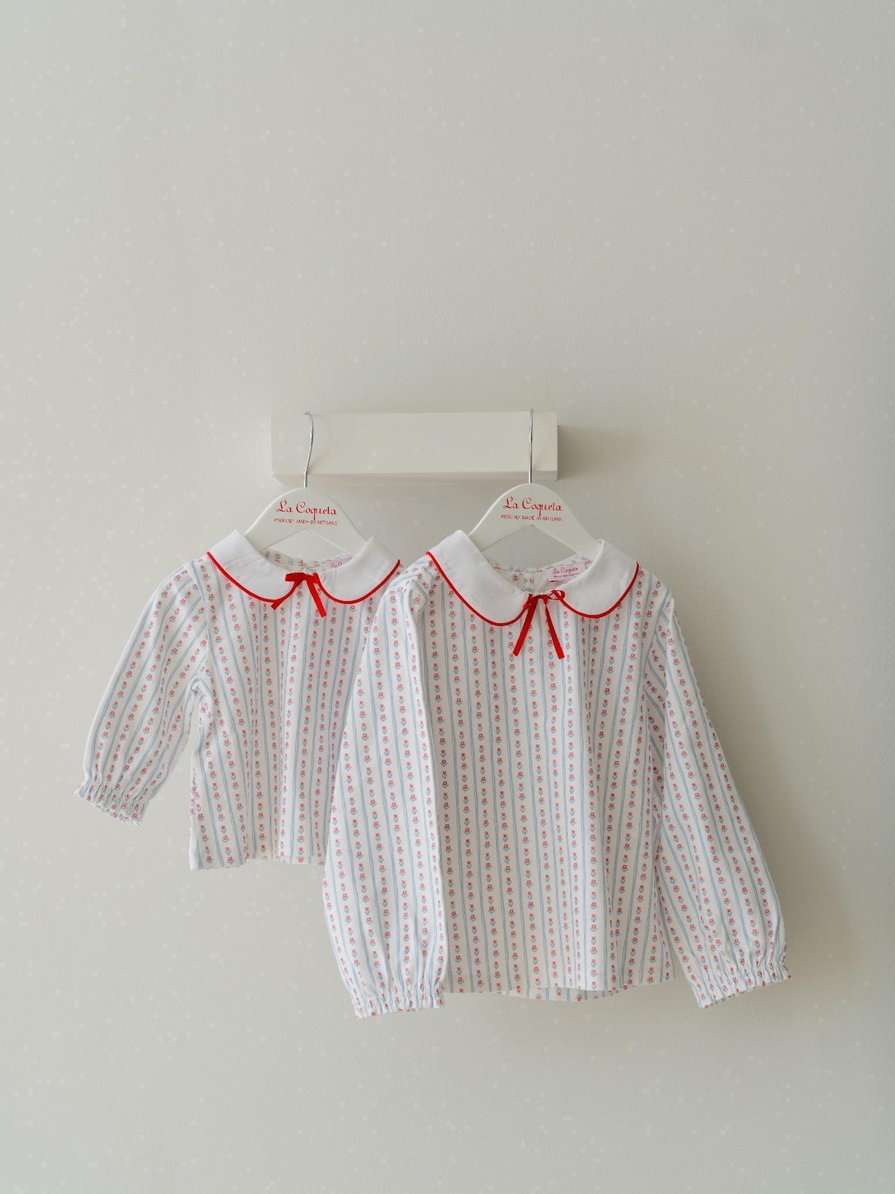 Blue Stripe Elisia Long Sleeve Girl Top