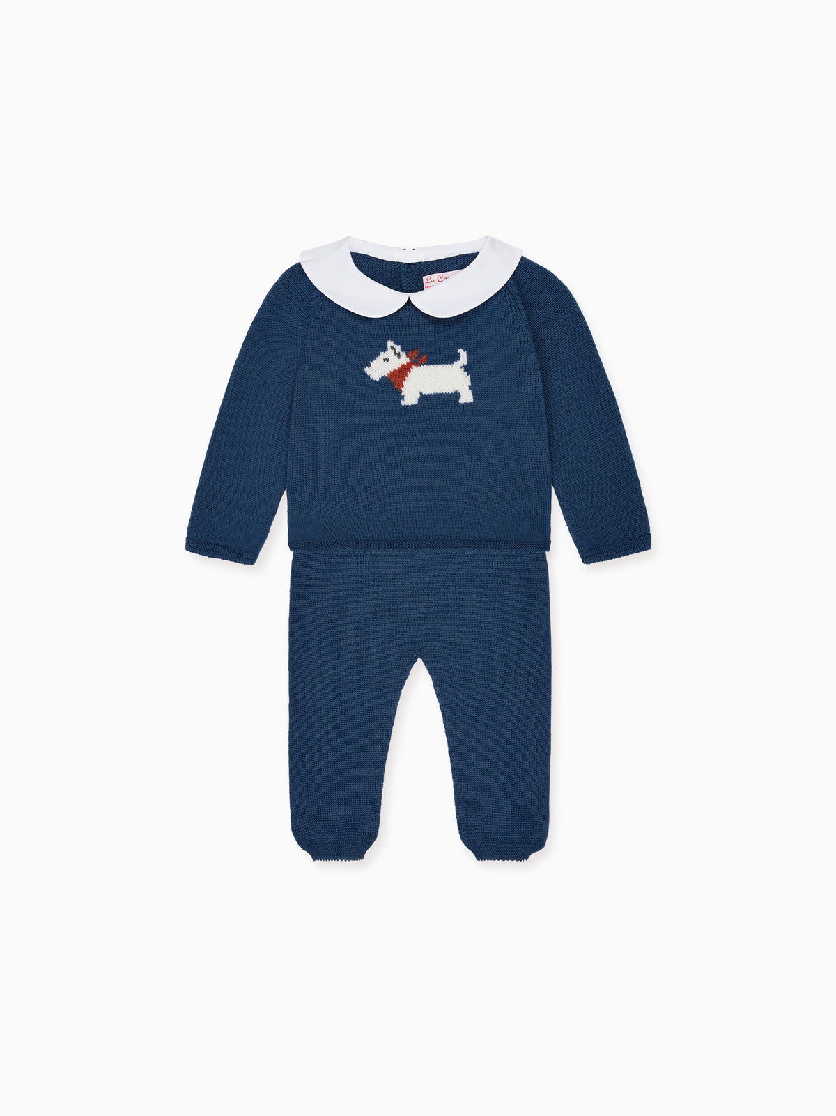 Petrol Blue Ellis Merino Baby Knitted Gift Box Set