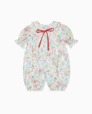 Ivory Floral Eloisa Baby Girl Romper