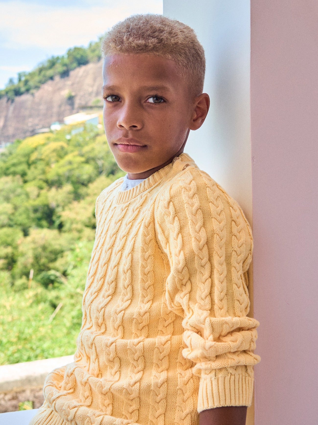 Lemon Emerson Cotton Boy Jumper