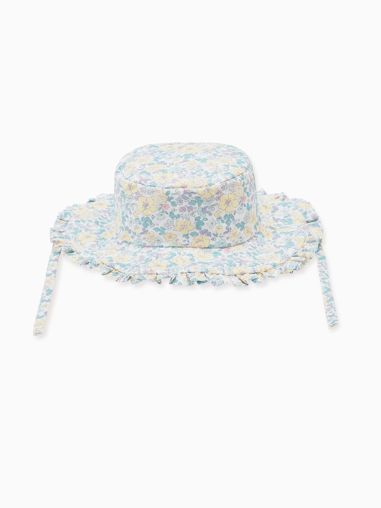 Yellow Floral Emilia Girl Cotton Hat