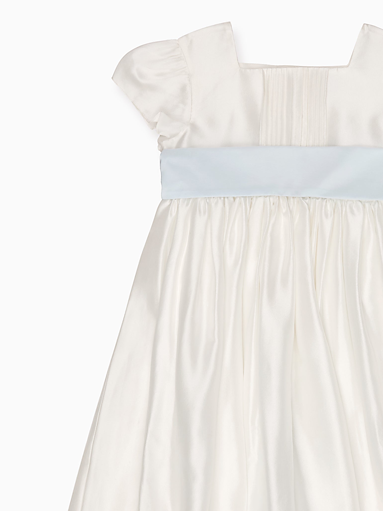 Ivory Emilie Silk Ceremony Girl Dress