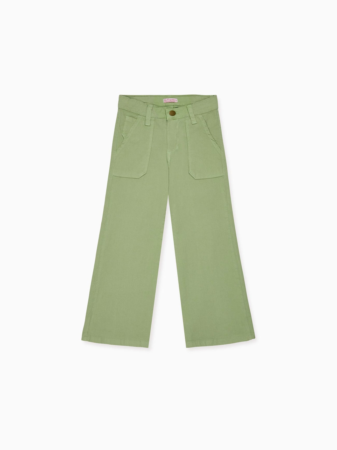 Green Enola Girl Wide Leg Jeans