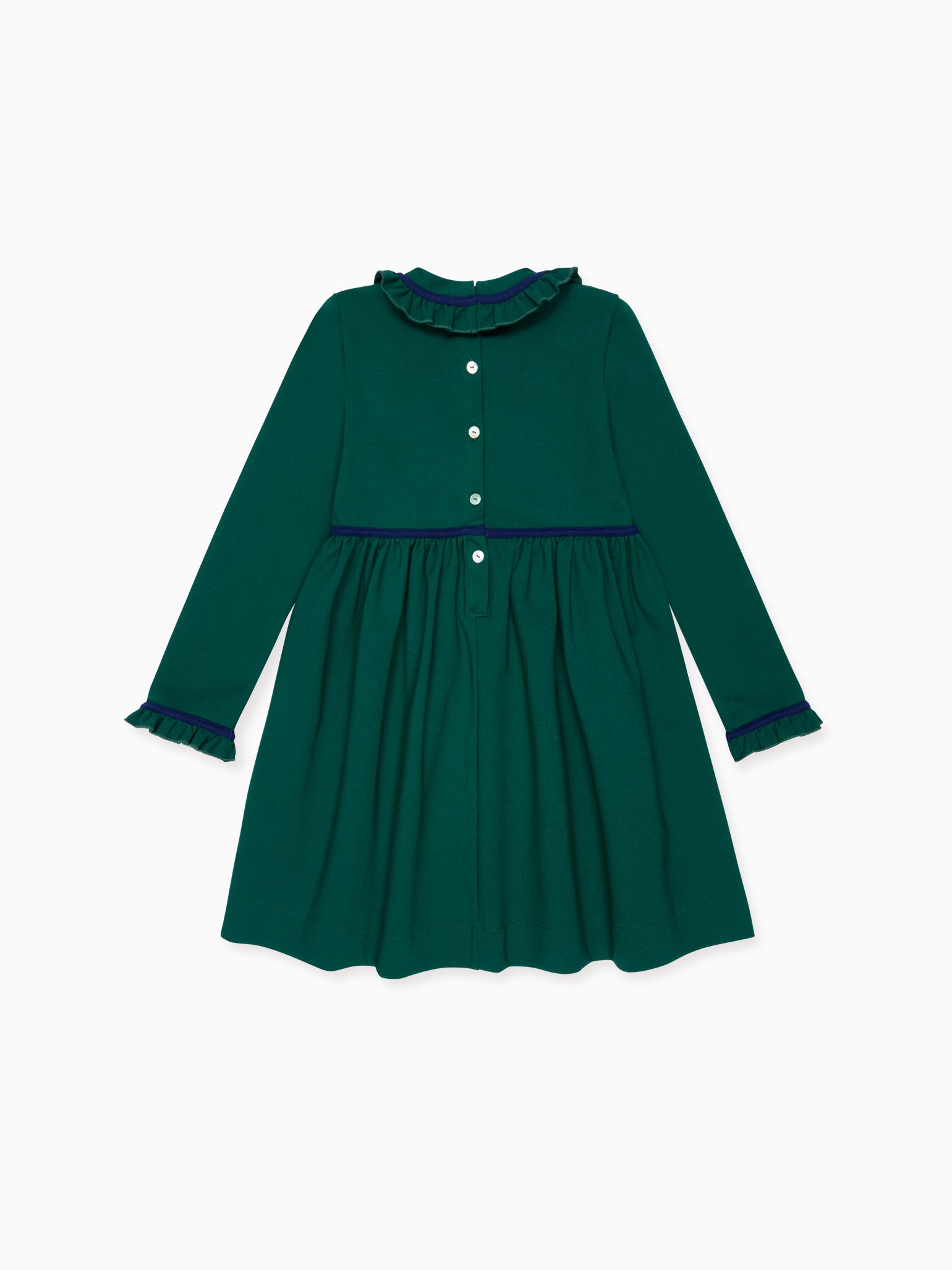 Forest Green Eviana Girl Dress