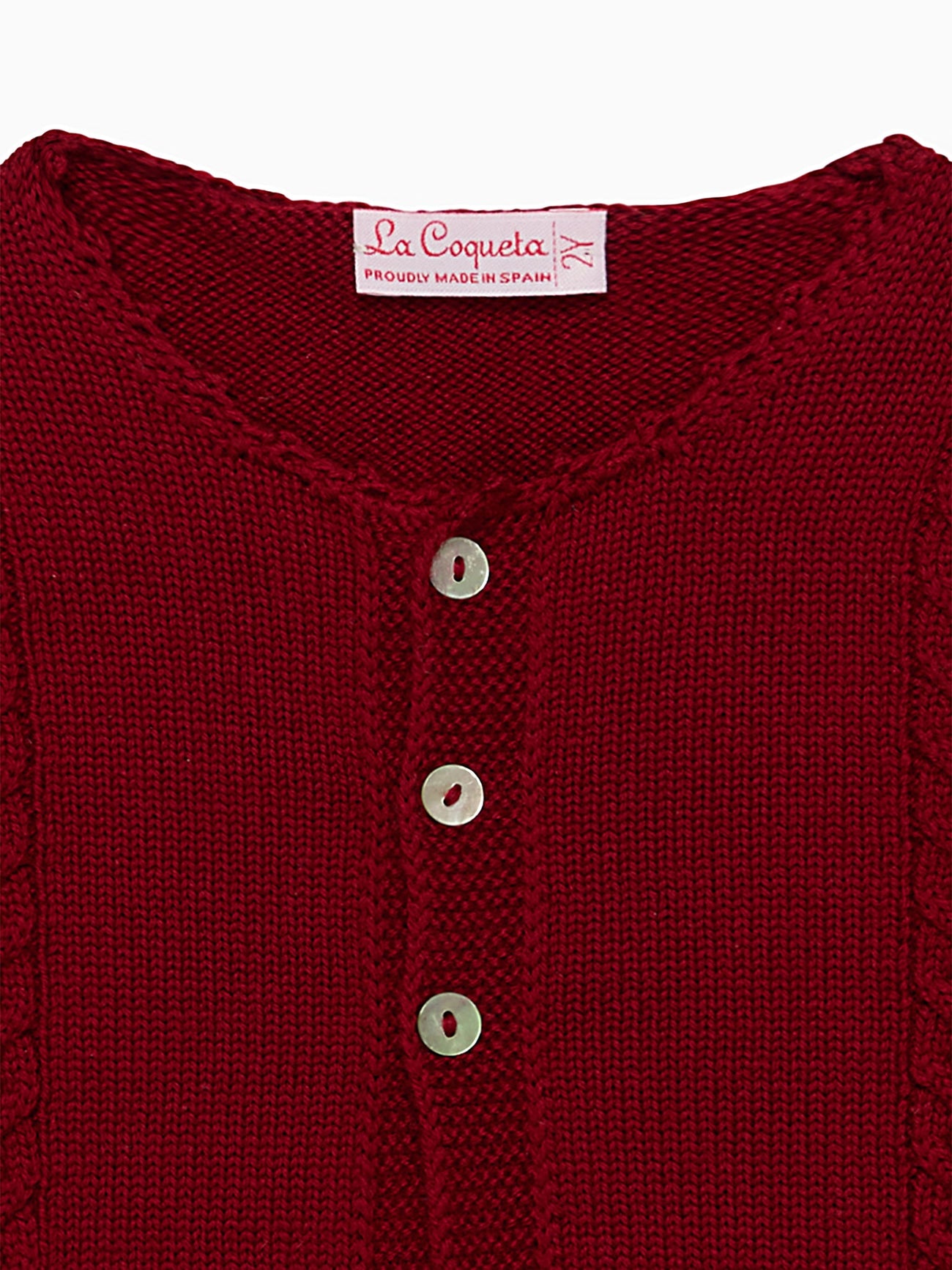baby ivory feria cardigan