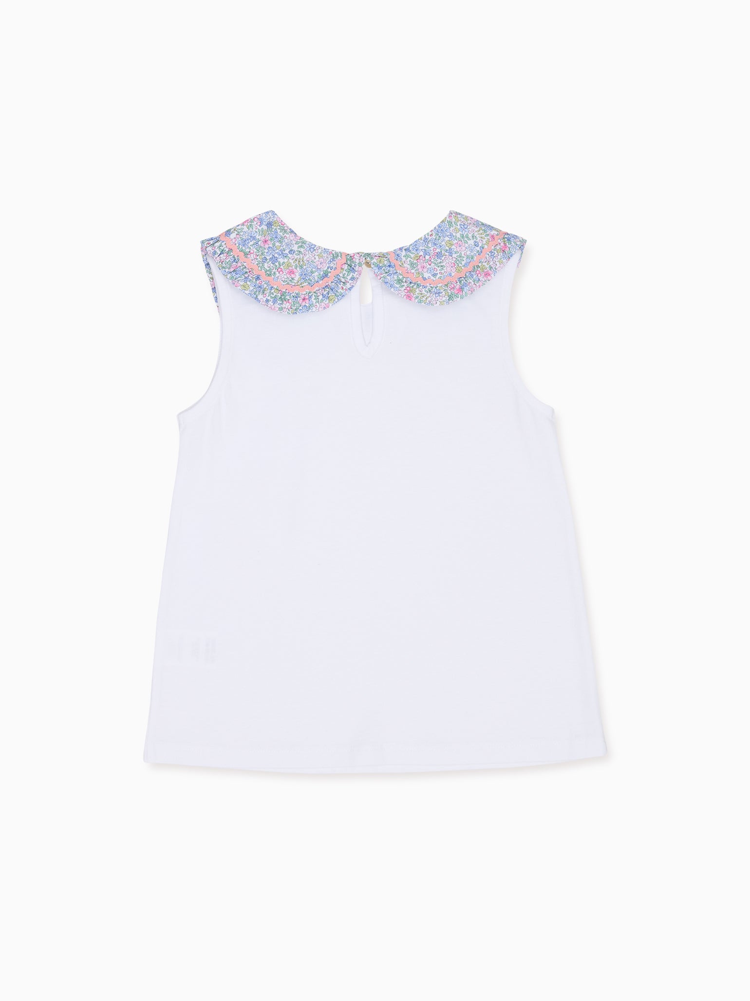 Light Blue Floral Florentina Girl Top