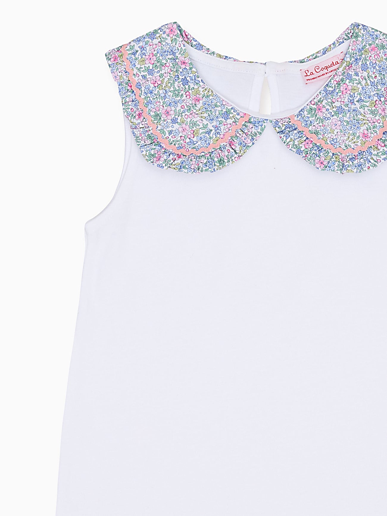 Light Blue Floral Florentina Girl Top