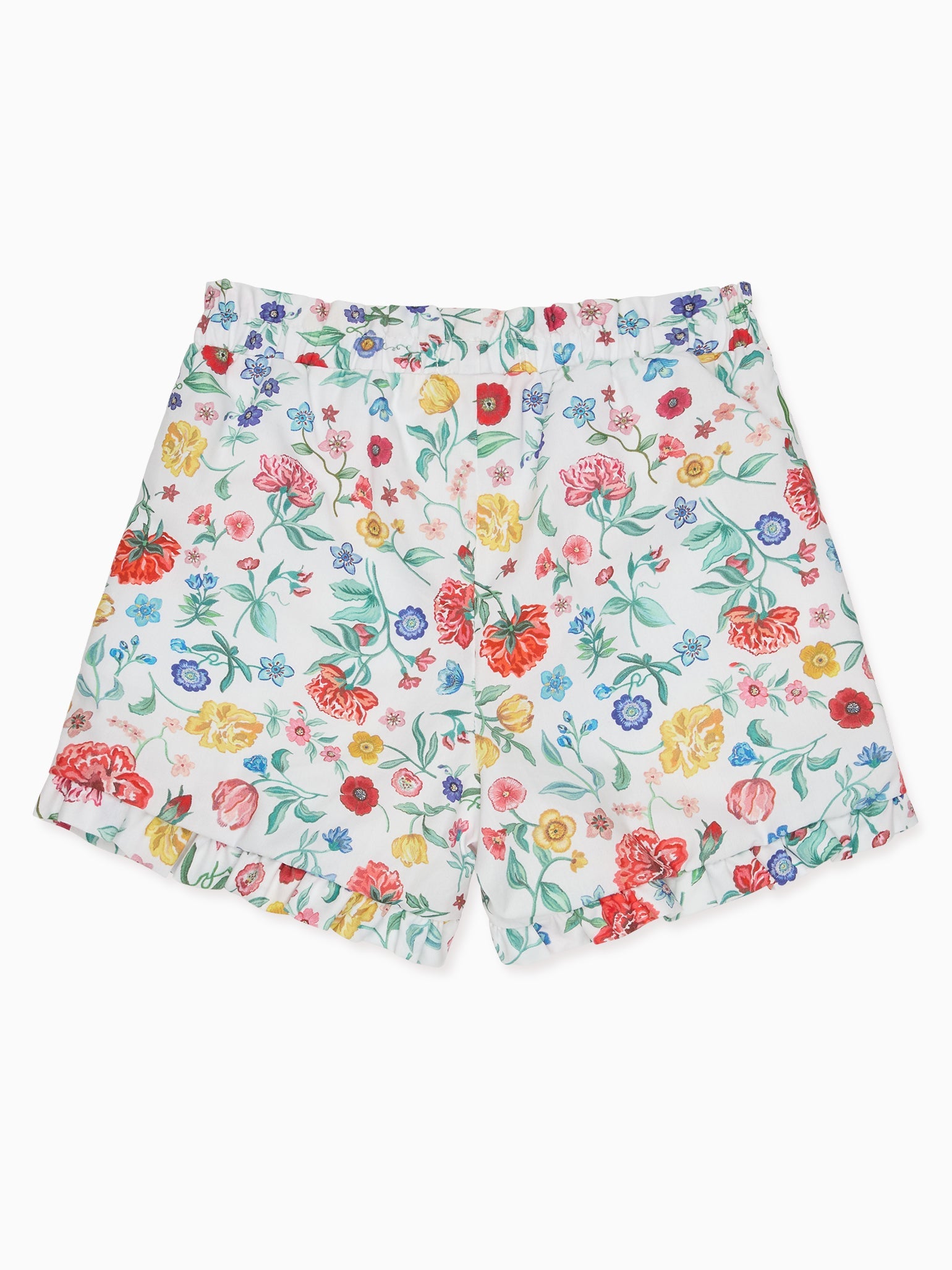 Ivory Rose Flores Cotton Girl Shorts