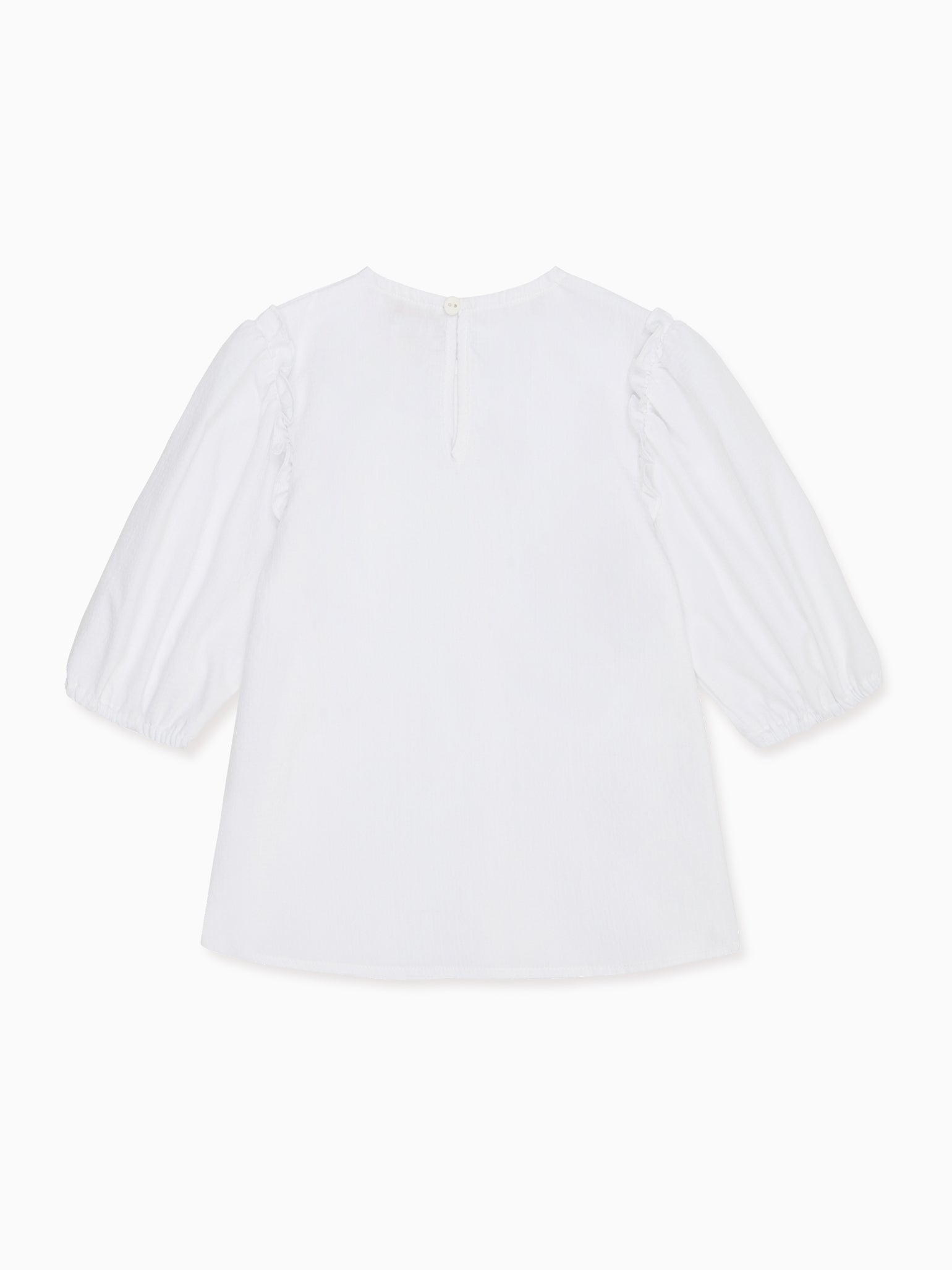 White Francesca Girl Cotton Top