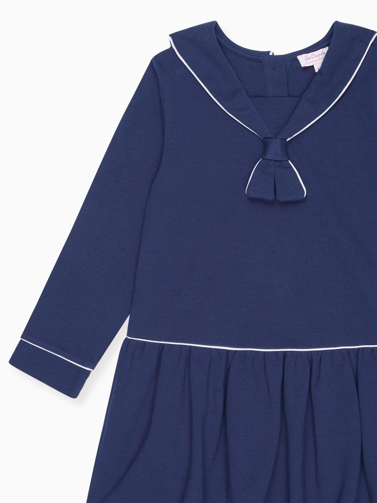Navy Genevieve Girl Drop Waist Dress