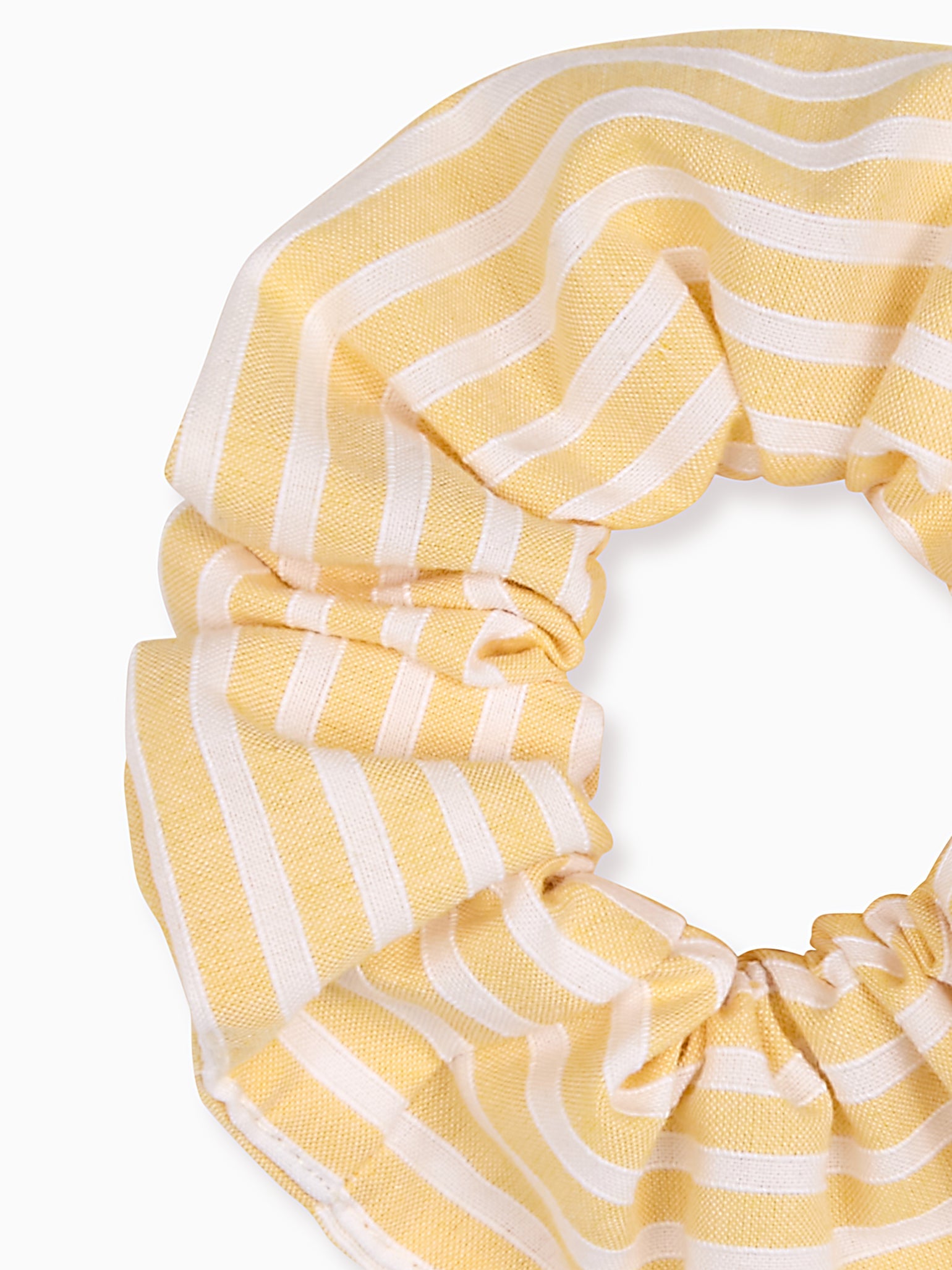Lemon Stripe Girl Scrunchie