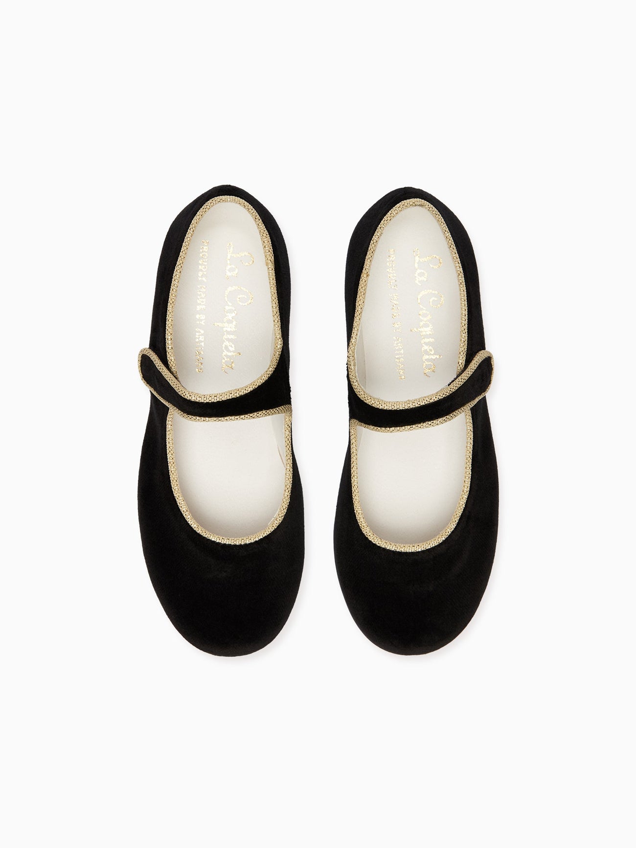 Black Velvet Girl Mary Jane Shoes