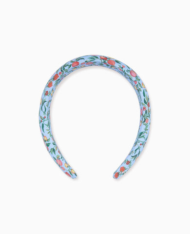 Blue Pomegranate Girl Wide Headband