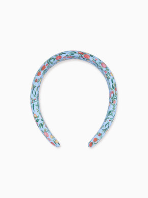 Blue Pomegranate Girl Wide Headband