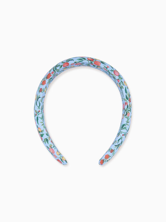 Blue Pomegranate Girl Wide Headband