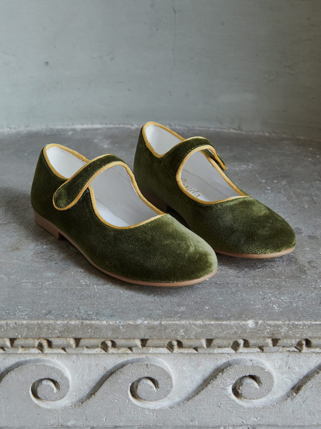 Girls Mary Jane Flats Vintage Style Children' Shoes Blush Pink