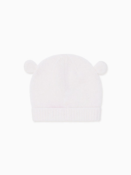 Cashmere baby hat and booties sales