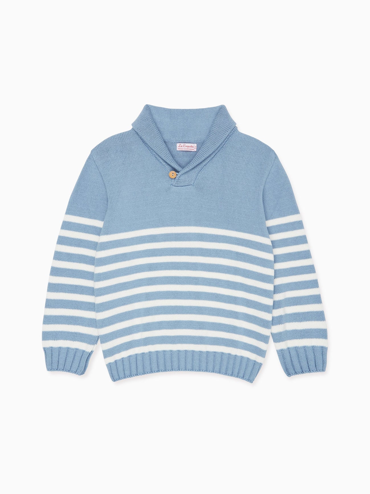 Blue Stripe Goyo Boy Cotton Jumper