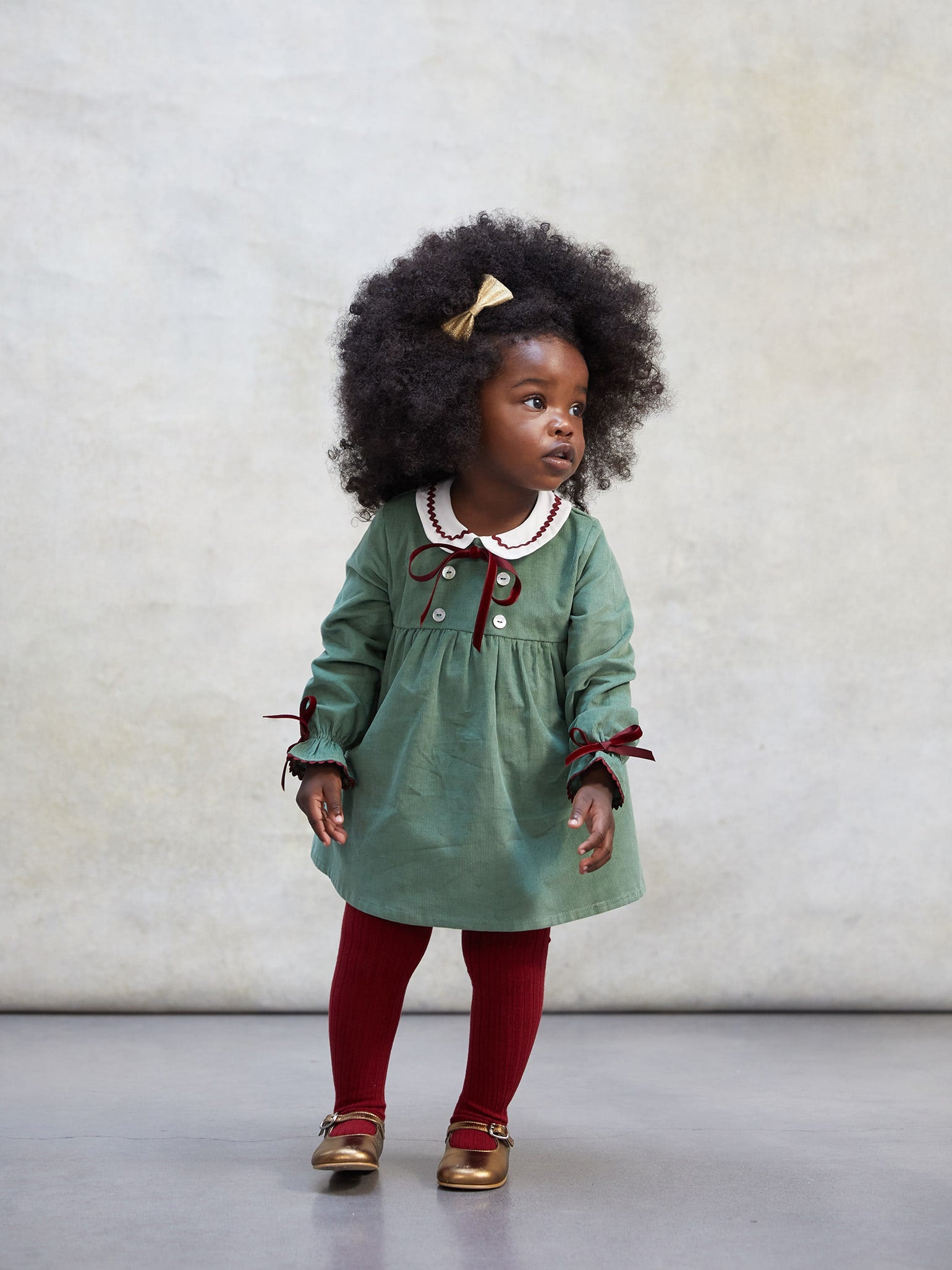 Green Granada Baby Girl Set