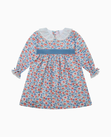 Pink Floral Helena Girl Dress