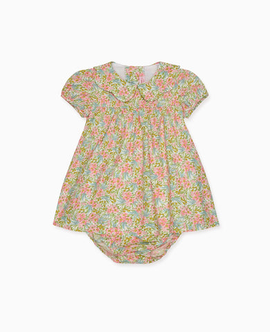 Pink Floral Hestia Baby Girl Made With Liberty Fabric Set