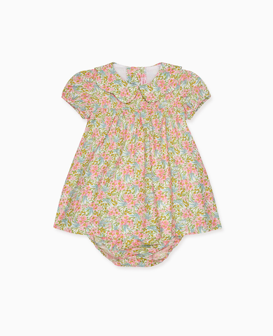 Pink Floral Hestia Baby Girl Made With Liberty Fabric Set