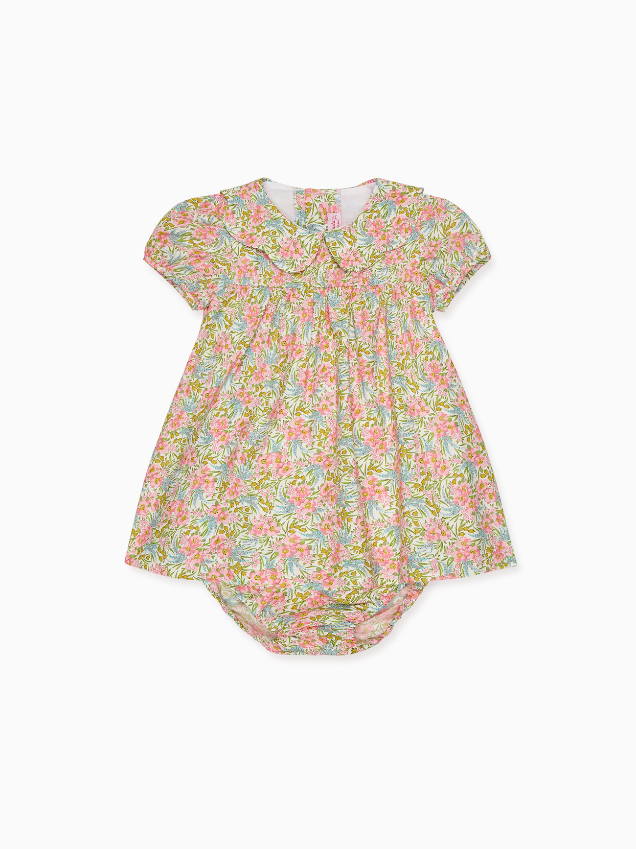 Pink Floral Hestia Baby Girl Made With Liberty Fabric Set