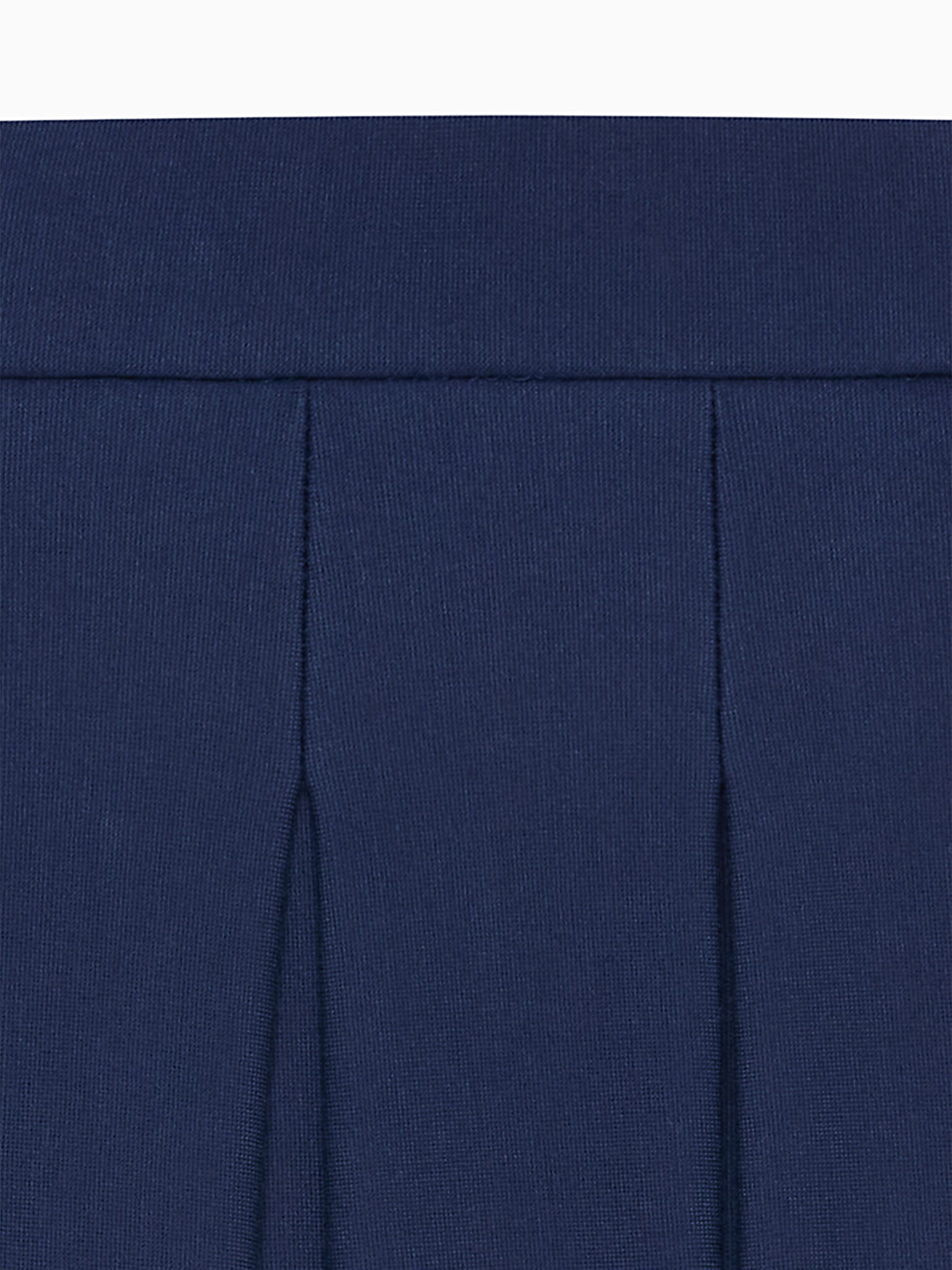 Navy Isabela Girl Pleated Skirt
