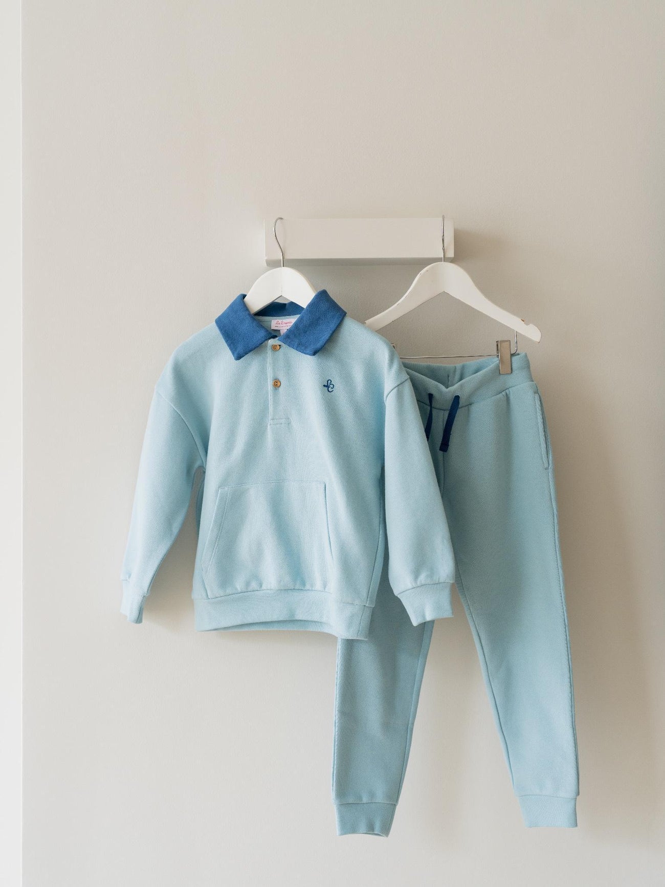 Dusty Blue Sammi Kids Jogging Bottoms