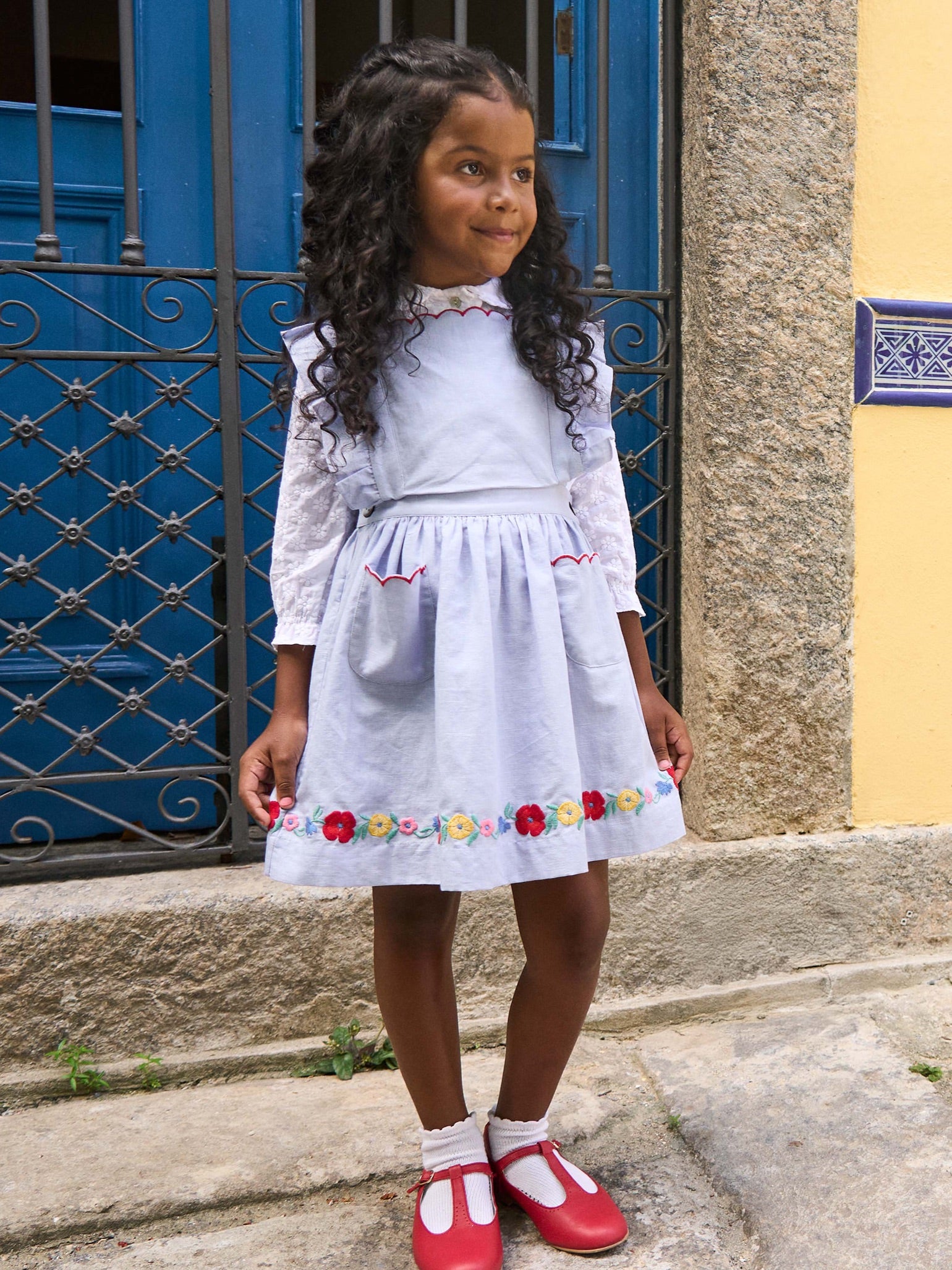 Girls Skirts, Pinafores & Shorts | La Coqueta Kids