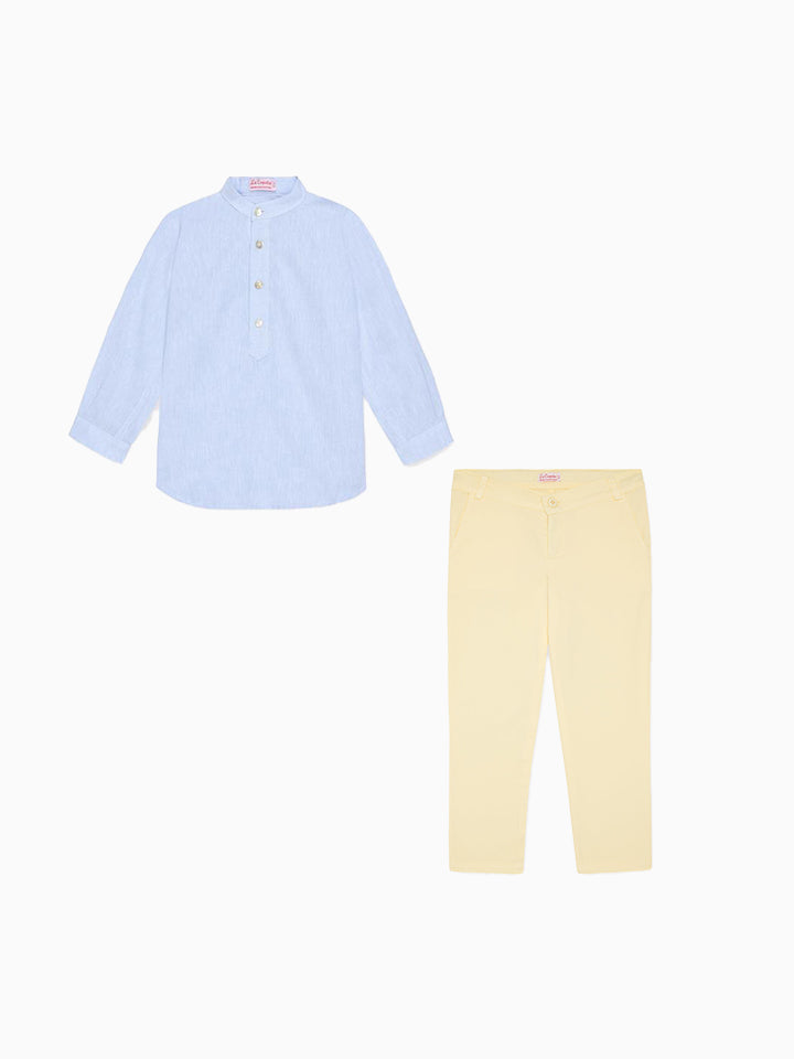 Jazmin Shirt & Elio Chinos Boy Outfit Bundle