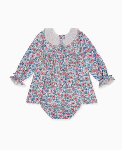 Pink Floral Juliana Baby Girl Set
