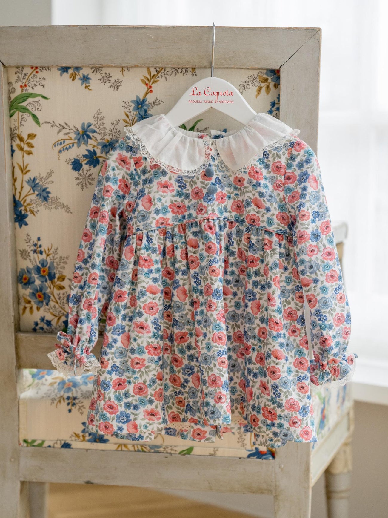 Pink Floral Juliana Baby Girl Set